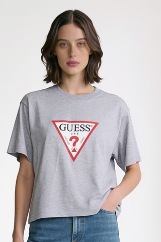 T-shirt - Gris clair chiné