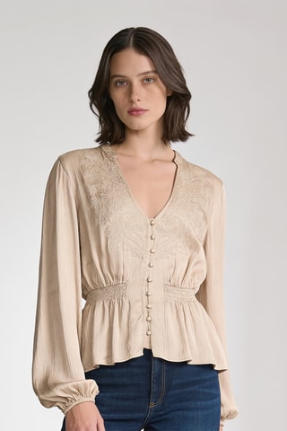 Blouse - Beige