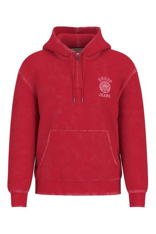 Sweat à capuche - Rouge