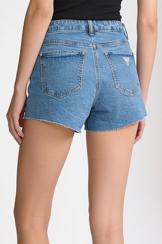 Short en jean relaxed - Bleu cobalt