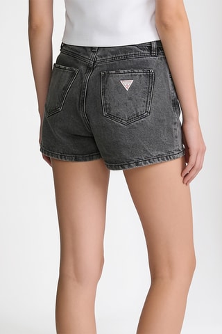 Short en jean - Gris clair