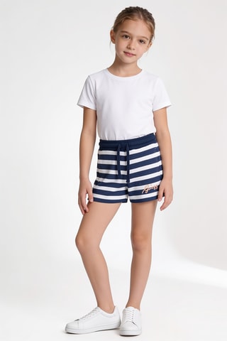 Short taille haute - Bleu marine