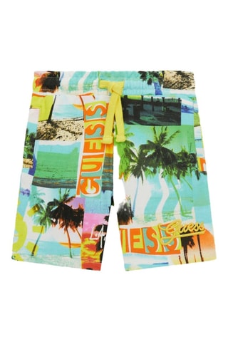 Short de bain - Vert clair et anthracite