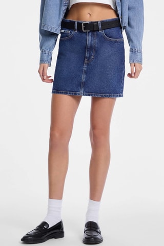 Minijupe en jean - Bleu