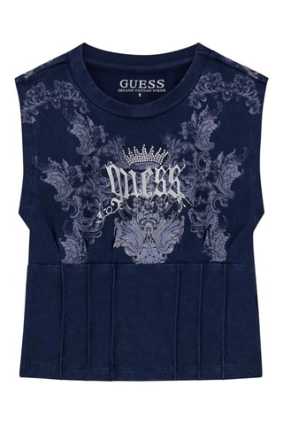 T-shirt en coton biologique - Bleu marine