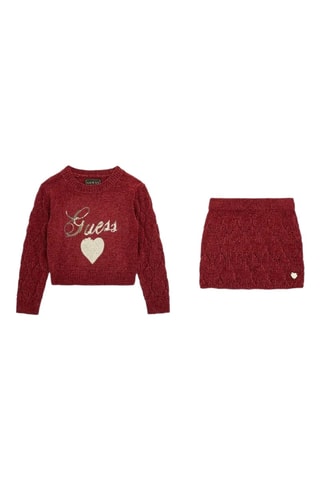 Pull et jupe - Bordeaux