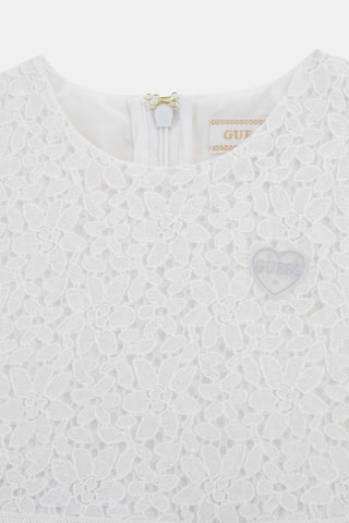 Robe bi-matière - Blanc