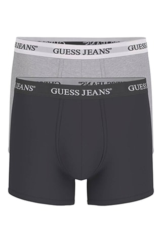 2 boxers - Gris chiné et noir