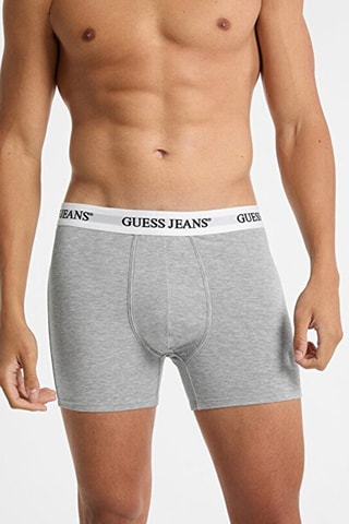 2 boxers - Gris chiné et noir