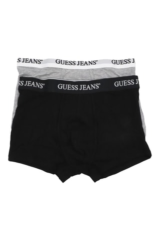 2 boxers - Gris chiné et noir
