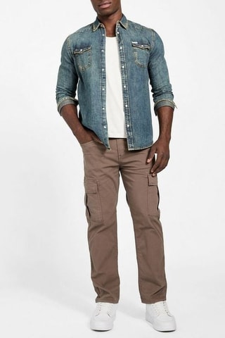 Chemise en jean - Bleu marine