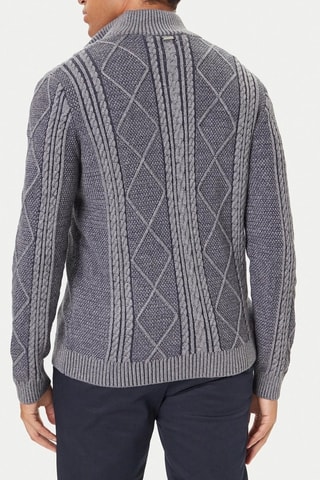 Gilet - Bleu marine et gris clair
