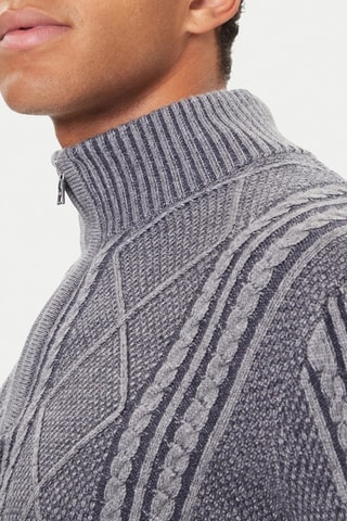 Gilet - Bleu marine et gris clair