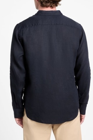 Chemise en lin - Bleu marine