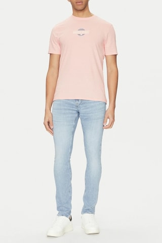 T-shirt slim - Rose poudré