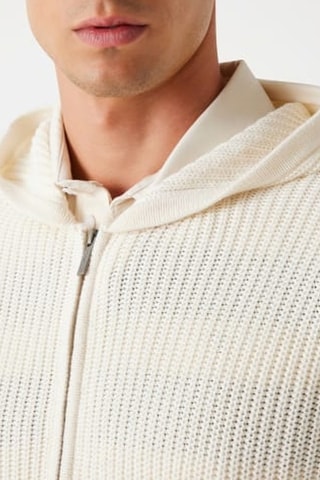 Gilet à capuche - Blanc