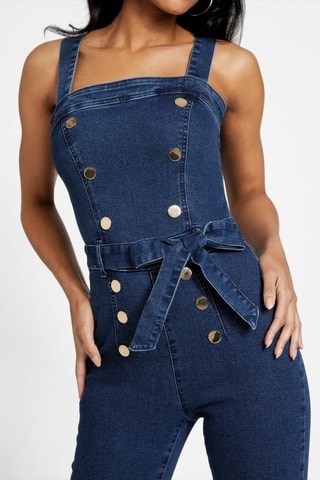 Combinaison en jean - Bleu
