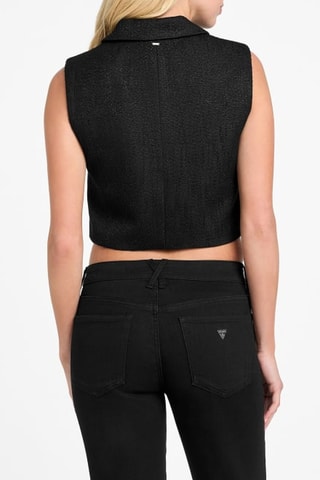 Veste court sans manches - Noir