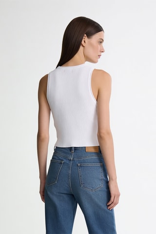 Pull sans manches - Blanc
