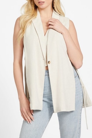 Veste sans manches - Ecru