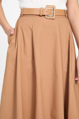 Jupe midi - Camel