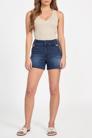 Short en jean - Bleu