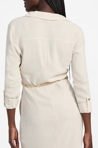 Robe chemise - Beige