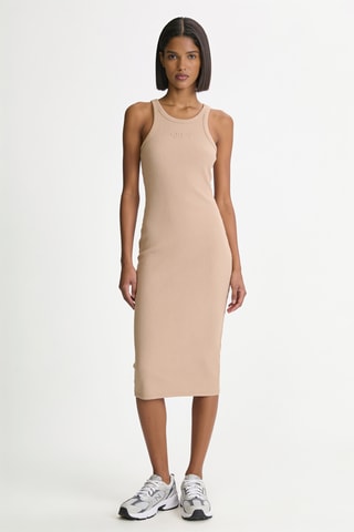 Robe fourreau - Beige