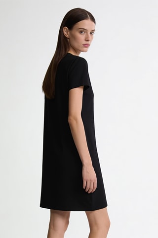 Robe t-shirt - Noir