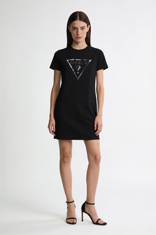 Robe t-shirt - Noir