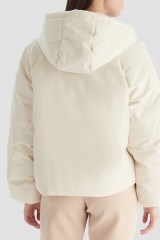 Doudoune à capuche - Blanc