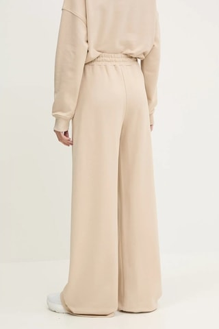 Pantalon wide legs taille haute - Beige