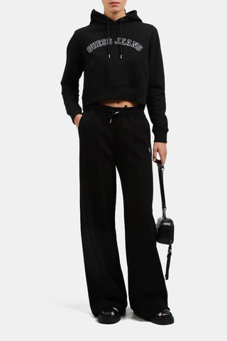 Pantalon wide legs taille haute - Noir