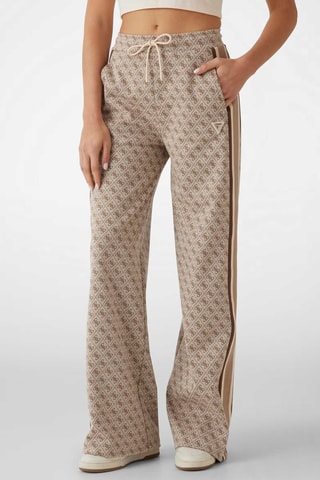 Pantalon straight taille haute - Taupe
