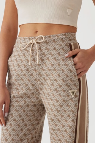 Pantalon straight taille haute - Taupe