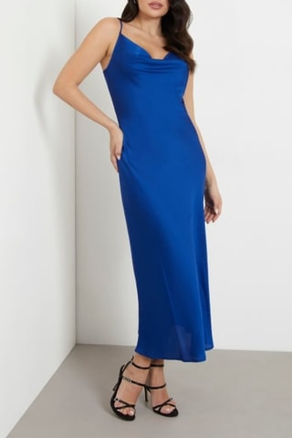 Robe midi - Bleu roi