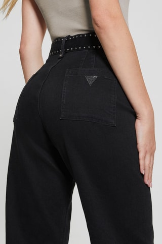 Jean taille haute - Noir