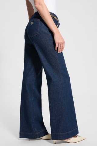 Jean taille haute - Bleu marine