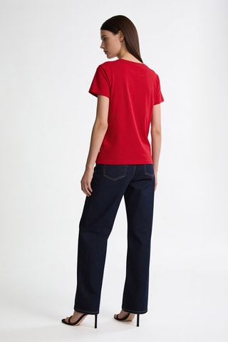 T-shirt slim - Rouge