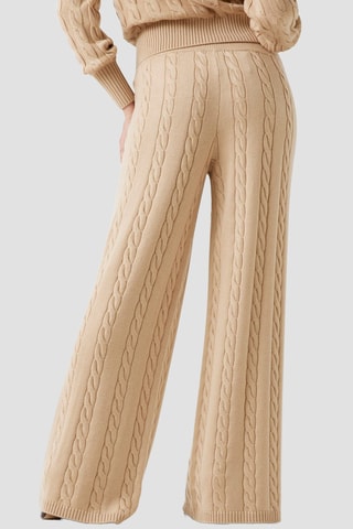 Pantalon en laine - Taupe