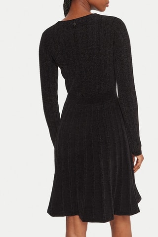 Robe patineuse - Noir chiné
