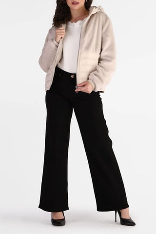 Veste à capuche - Beige