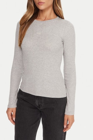 Top - Gris clair chiné
