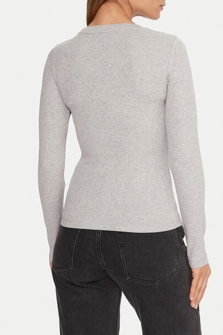 Top - Gris clair chiné