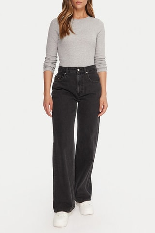 Top - Gris clair chiné