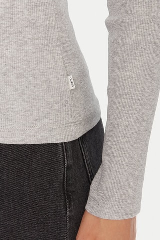 Top - Gris clair chiné