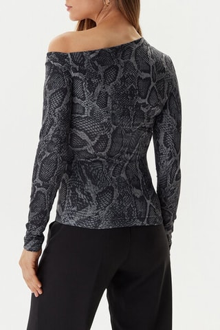 Top - Gris foncé et noir