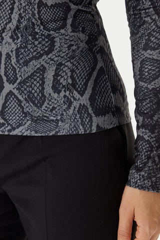 Top - Gris foncé et noir