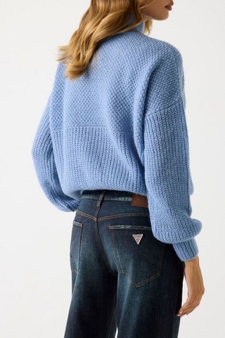 Pull en alpaga - Ciel