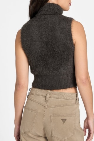 Pull sans manches - Marron foncé